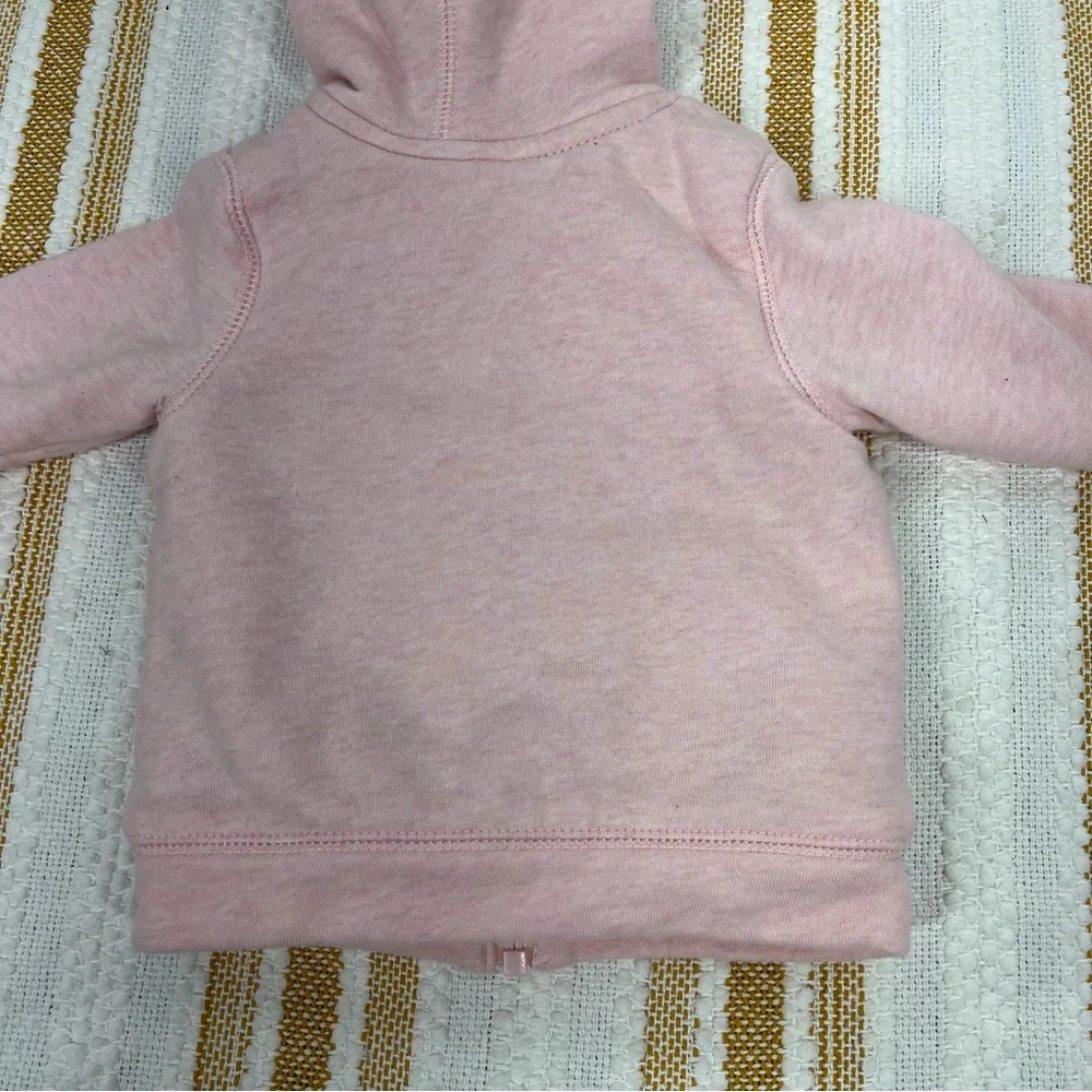 Baby Girls Zip-Up Fleece Hoodie 12M Heather Carters‎